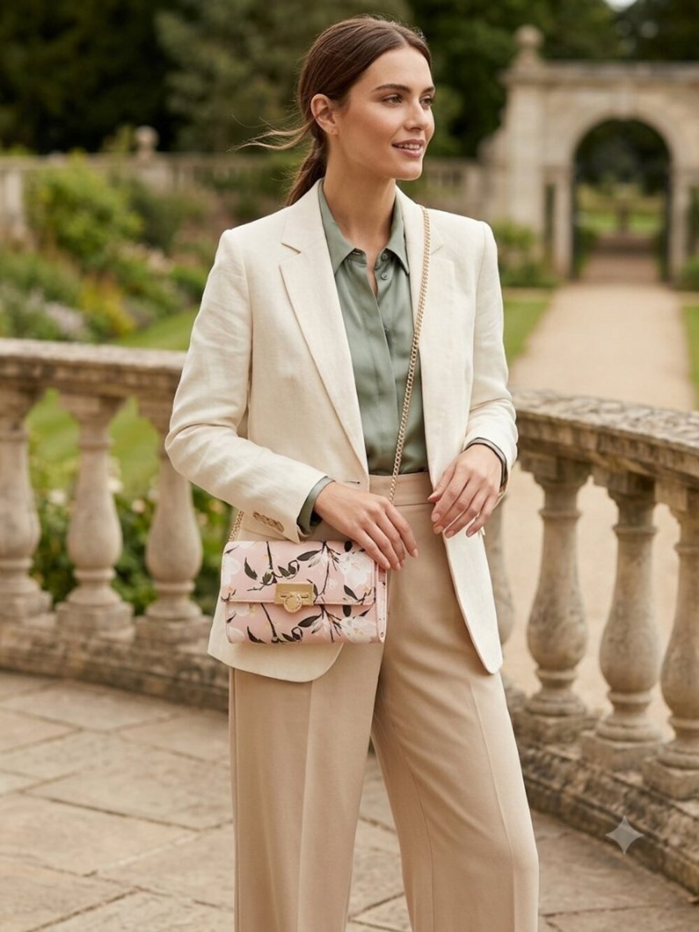 NWT! Ted Baker Parisa Open Pink Rose Floral Crossbody Purse